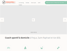 Tablet Screenshot of coaching83.com
